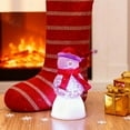 thumbnail image 4 of nTRIUQJ Holiday Series 354 Inch LED Snowman Rotating Light Desktop Ornament for Family Festive Decoration with Warm Glow White2, 4 of 4