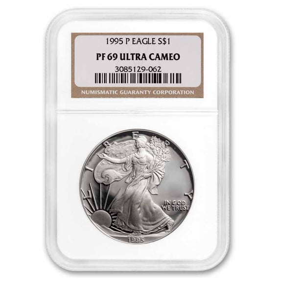 1995-P Proof American Silver Eagle PF-69 NGC