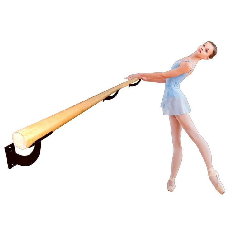 Fluidity Barre Artan Balance Ballet Barre 8ft Black Curved