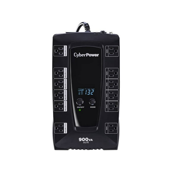 NoBreak CyberPower AVRG900LCD de 900 VA 480 W con 12 contactos Nema CyberPower AVRG900LCD
