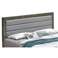 thumbnail image 2 of Burlington Gray Upholstered Queen Panel Bed, 2 of 5