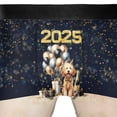 thumbnail image 4 of Happy New Year Goldendoodle Welcome 2025 Balloon Firework Party All Over Print Boxer Briefs Underwear for Men Dad Doodle Dog Lover Gifts Idea - 01014, 4 of 6