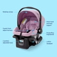 thumbnail image 7 of Graco SnugRide Lite LX Infant Car Seat, Lilac Mod, Purple, 7 of 7