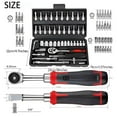 thumbnail image 5 of Cordless Slim Ratchet Set,Electric Ratchet Wrench Kit,Vessell 46-Piece Cordless Slim Electric Ratchet Wrench Set, 21 Sockets, Compact & Lightweight for Auto Repair, Home DIY (Green), 5 of 5