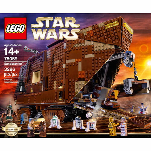Tilskynde stempel stereoanlæg LEGO Star Wars Sandcrawler Play Set - Walmart.com