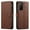 Brown, variant on Samsung Galaxy S21 Case,  Included [Tempered Glass Screen Protector], Starshop Premium Leather Wallet Pocket Credit Card Slots-Pink