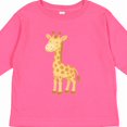 thumbnail image 4 of Inktastic Cute Giraffe Boys or Girls Long Sleeve Toddler T-Shirt, 4 of 5