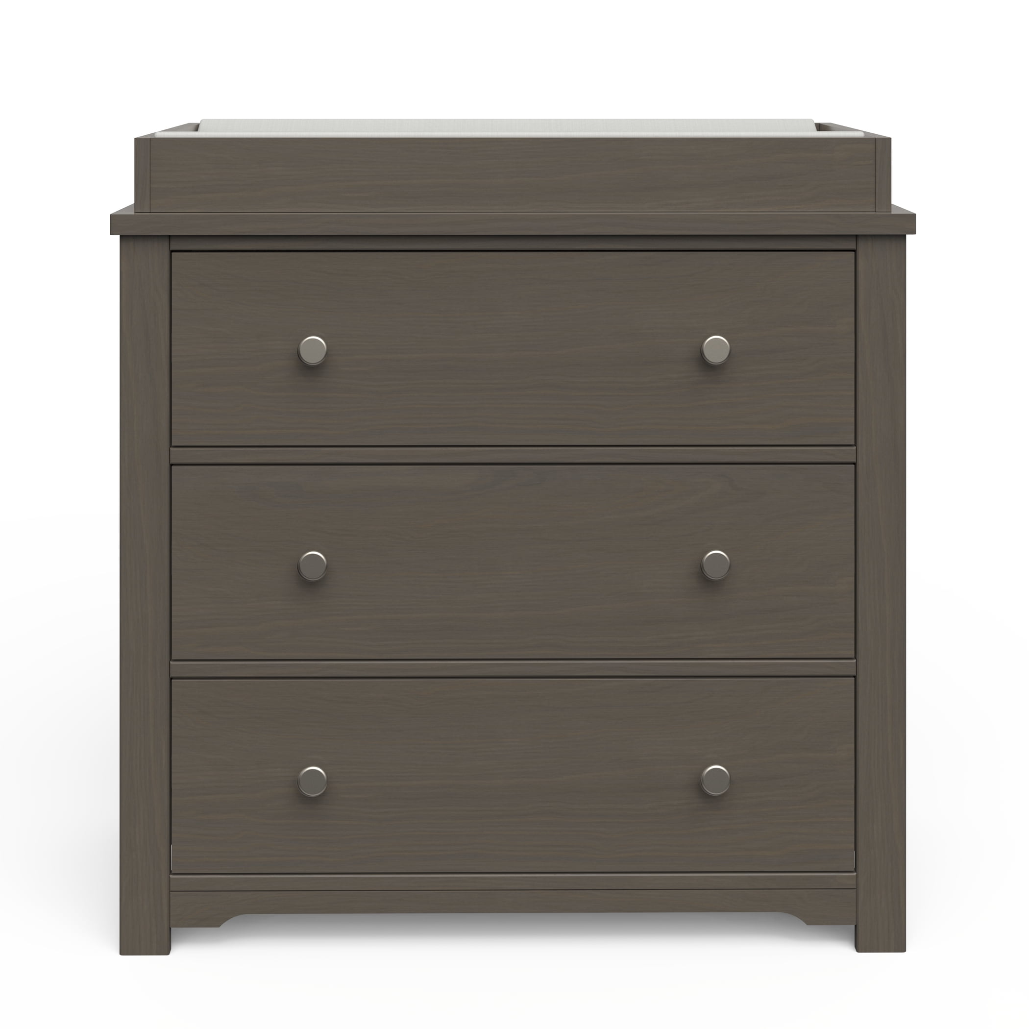 Forever Eclectic Harmony 3-Drawer Dresser with Table Topper Kit, Dapper ...