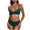 Blue, variant on Summer Saving Clearance! Bathing Suits for Women 2 Piece Bikini Set Women's Spring/Summer Color Strap Set Outdoor Beach Split Swimsuit Racerback Tops with Bikinis Bottom