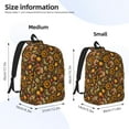 thumbnail image 3 of Yiaed Chrysanthemum turkey Print Backpack, Premium Laptop Backpack, Travel Backpack for Women, Lightweight Backpacks, Comfortable Back Pack-Medium, 3 of 7