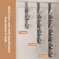 thumbnail image 5 of Over Door Hooks Long Hanger Hooks for Towel Rack, Carbon Steel, Space Saving for Bathroom, 5 of 8
