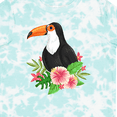 thumbnail image 4 of Inktastic Toucan with Hawaiian Flowers Boys or Girls Toddler T-Shirt, 4 of 5