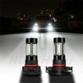 thumbnail image 3 of 6x 9005 9006 LED Headlight Low/High Beam H16 Fog Light Bulbs Combo Kit Xenon White 6000K, 3 of 16
