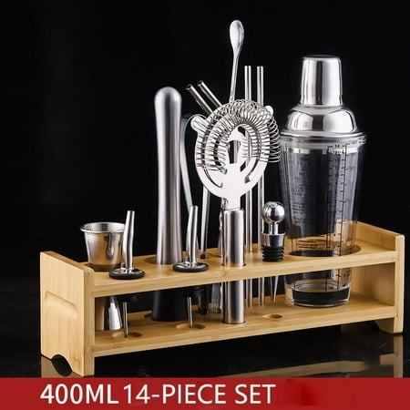 

Bar Cocktail Shaker Set Stainless Steel Glass Martini Boston Bartender Barware Tool Shaker Set Drinking Game Bar Accessories