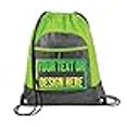 thumbnail image 3 of all about me company Personalized Cinch Bag - Custom Bags with Logo, Gym Drawstring Bags - Discount Promotional Items with Your Logo - Custom Backpack - Small Drawstring Bag, 3 of 4