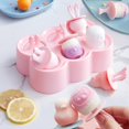 thumbnail image 2 of Moule en Silicone Triangle/Rectangle à 6 Compartiments pour Faire des Glaces de Cuisine DIY, 2 of 5