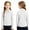 White#02, variant on Grblisyd Boys Girls School Uniform Long Sleeve Polo Shirt Button Closure Comfortable & Soft Back to School Top