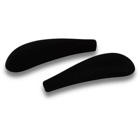 Honey-Can-Do Velvet Touch Shoulder Savers, Black, 20-Pack