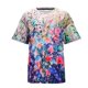 thumbnail image 1 of Gibobby Playera Corte clásico para Mujer Camiseta informal manga corta con estampado flores para mujer, Camiseta ajustada con cuello redondo, camisetas, blu(Azul celeste,CH), 1 of 3