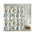 thumbnail image 2 of Langgg Rideau de Douche Imperméable en Polyester Style Moderne Rideaux de Bain Imprimés Décoration Drapé pour Toilettes Type 5, 2 of 9