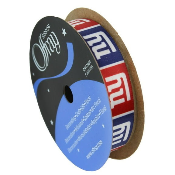 Giants Printed Ribbon 5/8-inch Width, 9 Foot Spool