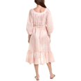 thumbnail image 2 of Lisa Marie Fernandez womens  Laure Linen-Blend Maxi Dress, 1 - XS, Pink, 2 of 3