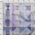 thumbnail image 3 of oneOone Polyester Spandex Light Blue Fabric Check Sewing Fabric By The Yard Printed Diy Clothing Sewing Supplies 56 Inch Wide, 3 of 4