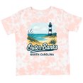 thumbnail image 3 of Inktastic Outer Banks North Carolina Beach Scene Boys or Girls Toddler T-Shirt, 3 of 5