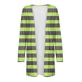 thumbnail image 5 of Pisexur Veste pour Femmes, Cardigans à devant Ouvert, Manteaux Trench, Vestes d'Automne, Mode Féminine Décontractée, Chemise Imprimée à Manches Longues, Cardigan, 5 of 5