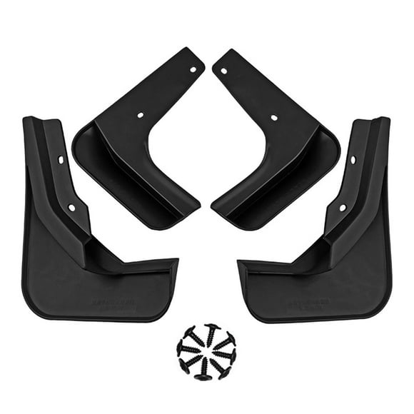 koolsoo 4x Car Mud Flaps Guards Replacement Mudflaps for Easy to
