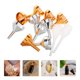 thumbnail image 4 of 12 embudos metálicos pequeños con minipipetas para llenar botellas pequeñas. Mini embudos para perfumes, aceites esenciales, especias, polvos, laboratorios y cocina., 4 of 7