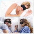 thumbnail image 4 of Máscara para dormir, máscara de viaje antiluz 3D, máscara para dormir con diseño de puente de nariz alta, ajustable ultrasuave y cómoda, máscara para ojos para hombres/mujeres/niños/yoga brillar Electrónica, 4 of 5