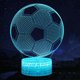 thumbnail image 3 of Lámpara 3D de fútbol, luz nocturna LED, cambio de 7 colores, 3 of 5