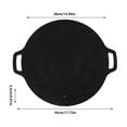 thumbnail image 2 of Multifunctional Non Stick Grill and Baking Pan Portable Griddle with Double Handle for Korean Barbecue Home Kitchen Camping Travel, 2 of 3