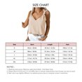 thumbnail image 4 of Top sin mangas con cuello en V, cuello en V, nudo en los hombros, nudo en los hombros, camiseta sin mangas, uso conveniente, 4 of 5
