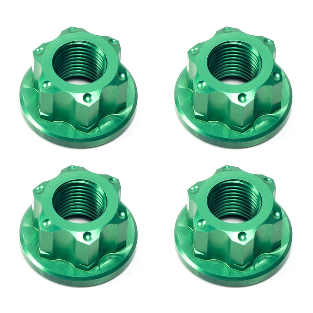 Écrous De Moyeu VTT M10 - Lot De 4 Pièces En Alliage D'aluminium Léger Et Durable
