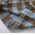 thumbnail image 6 of Hinvhai Men's Flannel Plaid Shirts Long Sleeve Casual Button Down Shirt with Pockets Brown XL(XL), 6 of 9