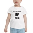 thumbnail image 2 of I'm A Big Deal in Ohio Cute Toddler T Shirts for Boys Girls (White, 3T), 2 of 5