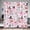ghost-63, variant on Halloween Shower Curtain Cute Ghost Pumpkin Witch Hat Horror Bat Spooky Funny Holiday Abstract Cartoon Animals Fall Pink Bathroom Decor Set Fabric with Hook 36Wx70H Inch