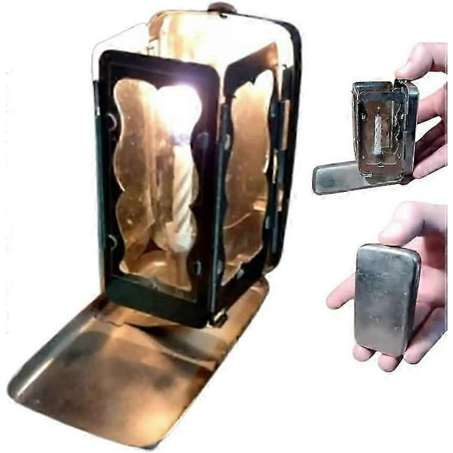 Folding Pocket Candle Lantern, Portable Outdoor Candle Lantern, Premium Outdoor Decorative Lantern for Patio, Garden & Indoor Decor