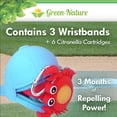 thumbnail image 3 of Green Nature Mosquito Repellent Organic Snap Bracelets For Kids Bands and Babies natural repellent ., 3 of 6
