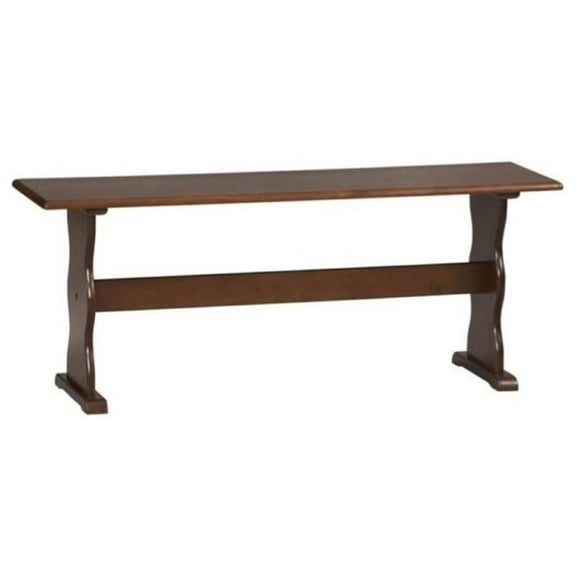 Hawthorne Collection Kitchen Bench in Walnut