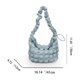 thumbnail image 3 of Bolso Bandolera Mujer Nube Plisado Acolchado Hilo Bordado (Azul Claro) Sywqhk Para Estrenar, 3 of 3