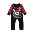 thumbnail image 1 of Awdenio Ensemble de Pyjamas de Noël Assortis pour la Famille Ensemble de Pjs de Noël pour la Famille Haut à Carreaux Rouges et Pantalons Longs Ensembles de Vêtements de Nuit, 1 of 5