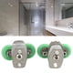 thumbnail image 1 of Polea De Rodillo De Pista De Baño Polea De Rueda De Rodillo De Puerta De Vidrio Inferior Superior Decorativa 2 Piezas para Oficina ANGGREK Otros, 1 of 8