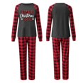 thumbnail image 1 of Chapeau de Noël Assorti pour Femmes Manches Longues Pyjama Décontracté Ensemble de Nuit, 1 of 6