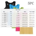 thumbnail image 3 of WAVSUF Girls Tank Tops 5 Pack Cotton Soft Sleeveless Breathable Fashion Kids 2026 Summer Casual Undershirts Multicolor Size 4T, 3 of 8
