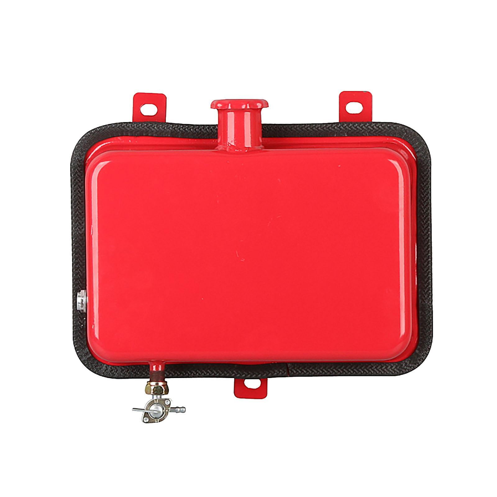 funtasica Generic Can Container 5L Red Iron Gas Tank Convenient Spare Emergency Backup Petrol Tanks for Trucks Cars Suvs