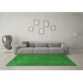 thumbnail image 3 of Ahgly Company Indoor Square Oriental Green Industrial Area Rugs, 5' Square, 3 of 4