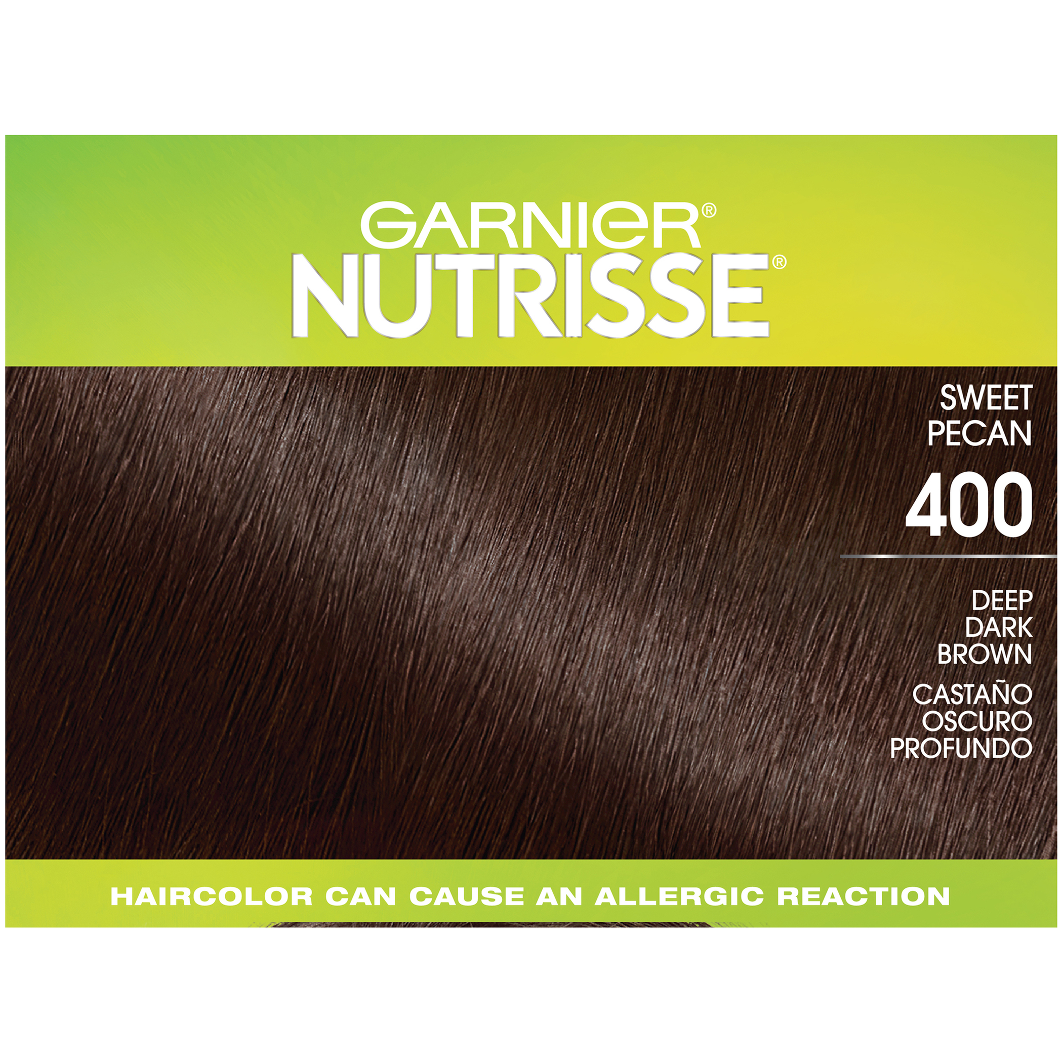 Garnier Nutrisse Nourishing Hair Color Creme, 400 Deep Dark Brown Sweet Pecan - image 3 of 8